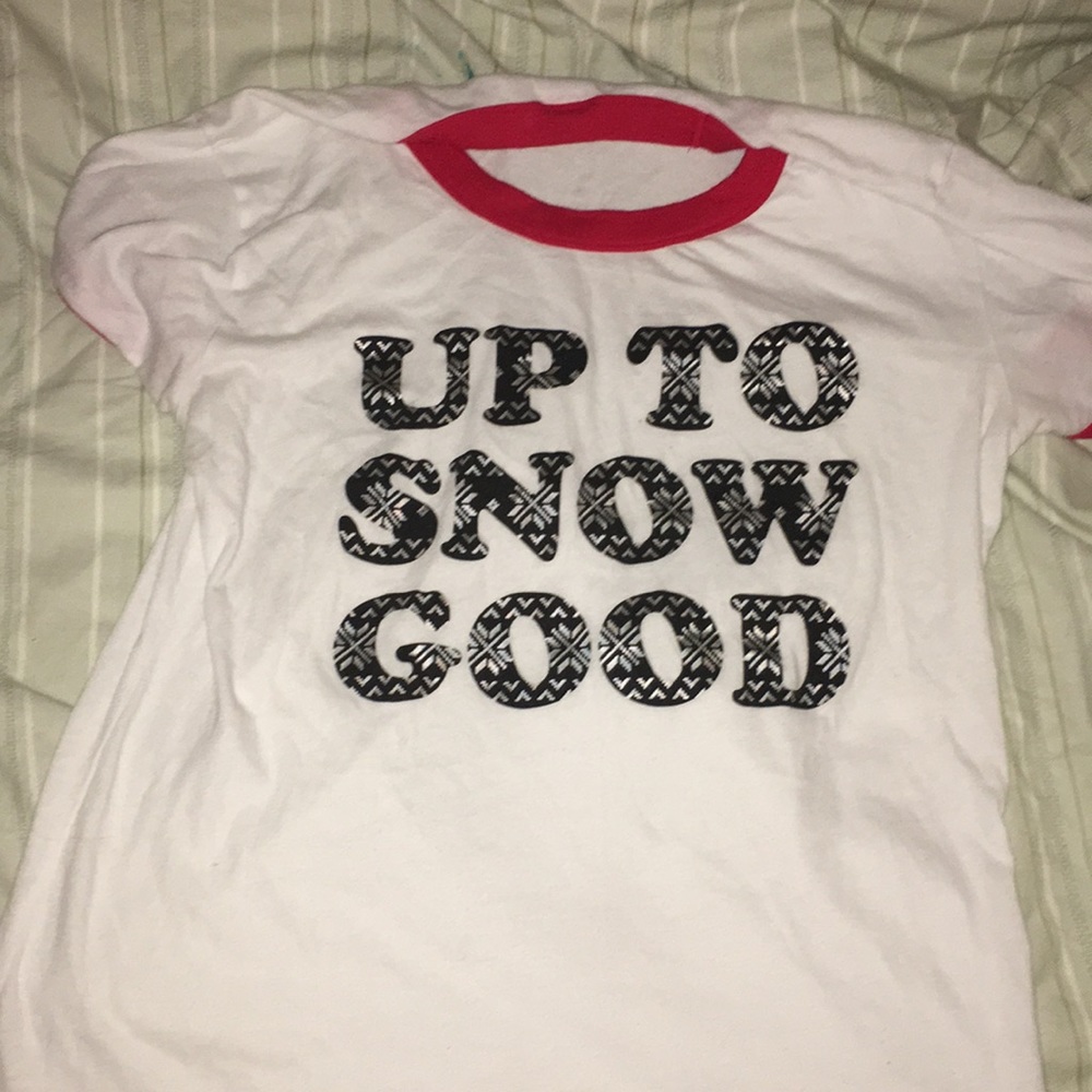 Pink Victoria’s Secret tee shirt